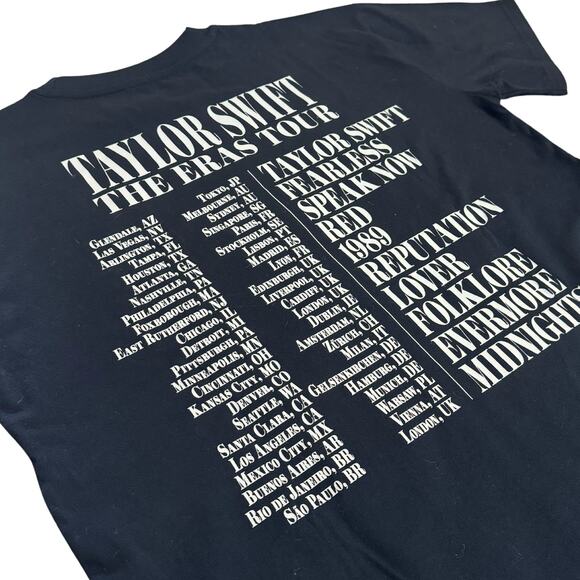 NEW Taylor Swift The Eras Tour Through LA Black T-Shirt Medium Authentic Merch - Picture 6 of 7